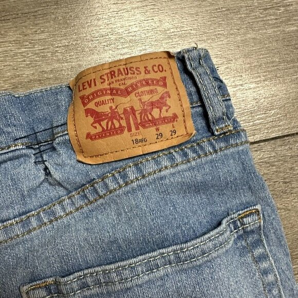 Levis 510 Jeans Mens 29x29 Blue Medium Wash Denim Skinny Fit Stretch - Picture 5 of 7